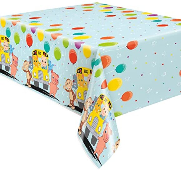 Cocomelon Plastic Table Cover - Picture 1 of 3